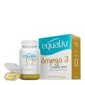 Equaliv Ômega 3 Óleo de Peixe 60 Cápsulas