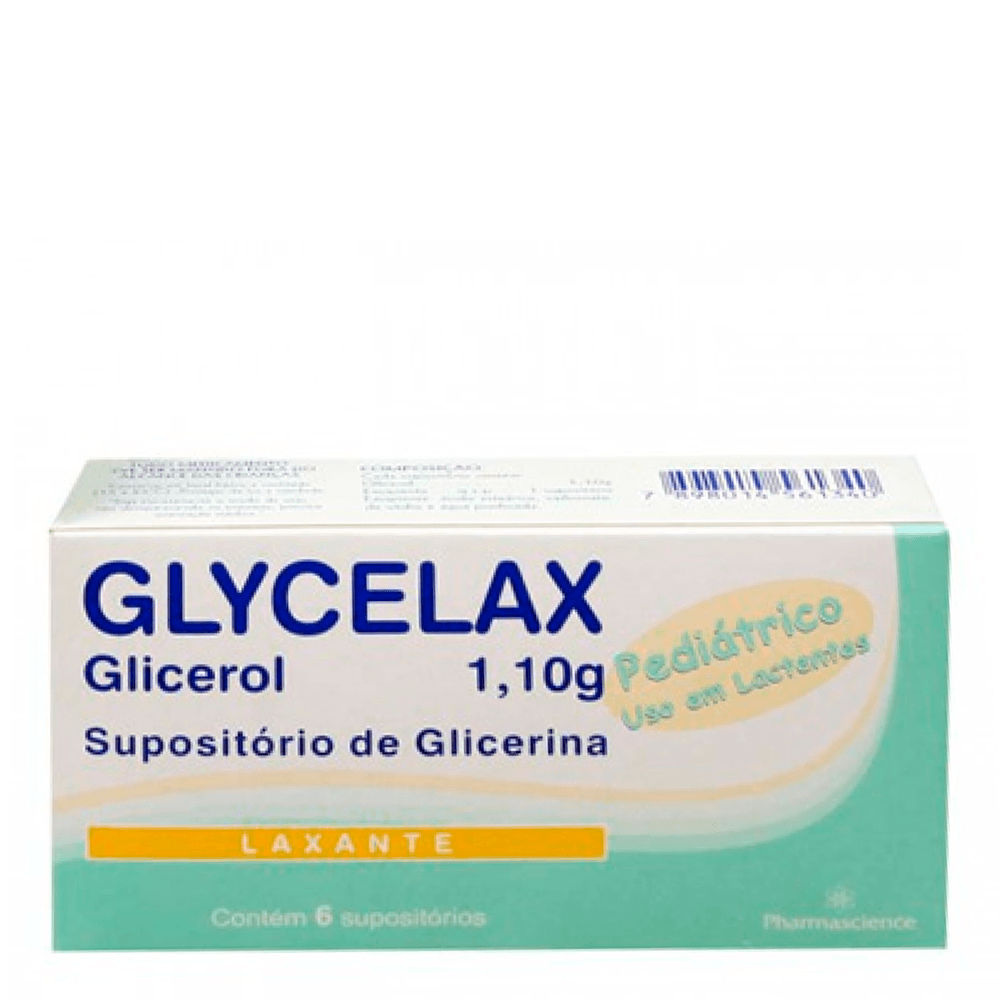 Glycelax Supositório Infantil C/6 - Drogaria Sao Paulo