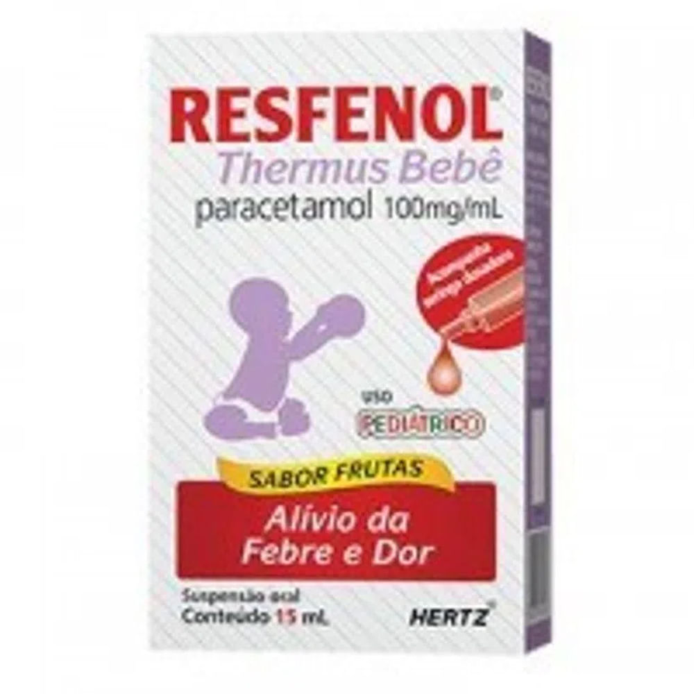 Antitérmico e Analgésico Resfenol 100mg/ml 15ml