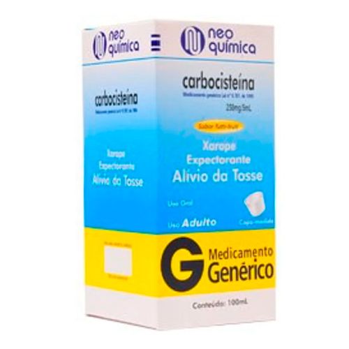 Carbocisteína 50mg/ml Prati Donaduzzi Xarope com 100ml