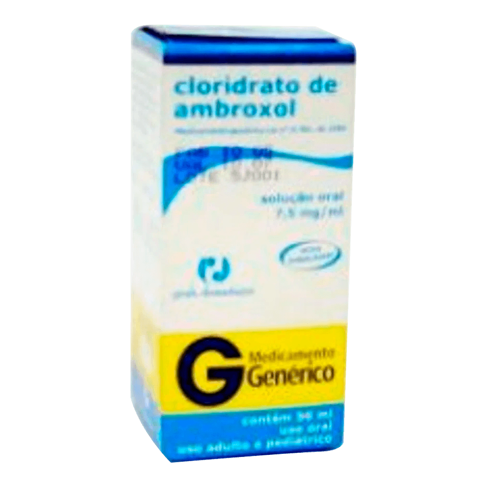 Cloridrato Ambroxol 7,5mg Genérico Prati Solução Oral 50ml