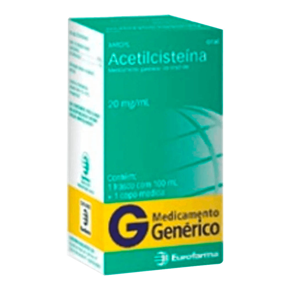 Acetilcisteína Xarope Infantil 20mg/ml 120ml