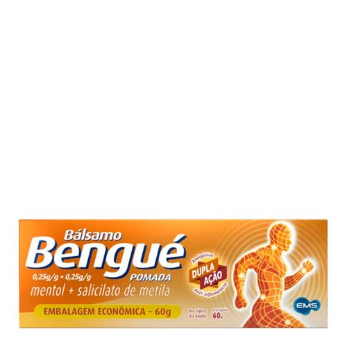 Analgésico, Antirreumático, Relaxante Muscular E Anti-Inflamatório Bálsamo Bengué 0,10G + 0,15G 60G Pomada