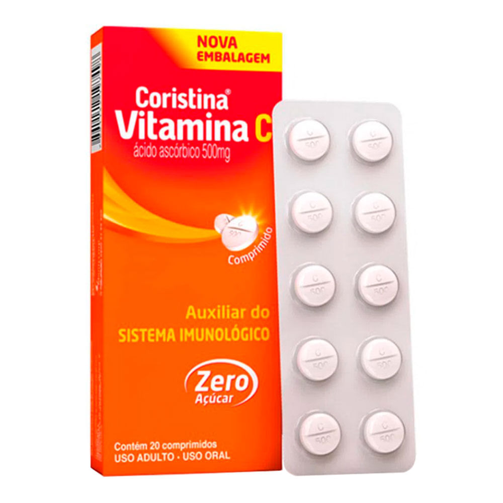 Coristina C 500mg 20 Comprimidos
