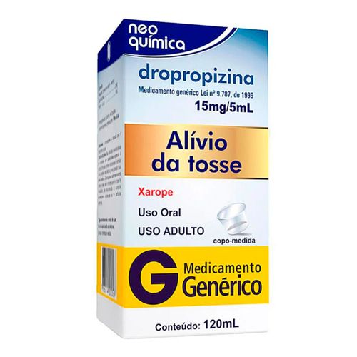 Dropropizina 3mg Xarope Ad 120ml - Genérico - Biosintética Genérica