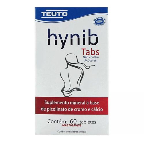 Hynib Tabs Teuto 60 tabletes mastigáveis Hynib Tabs Teuto 60 tabletes mastigáveis