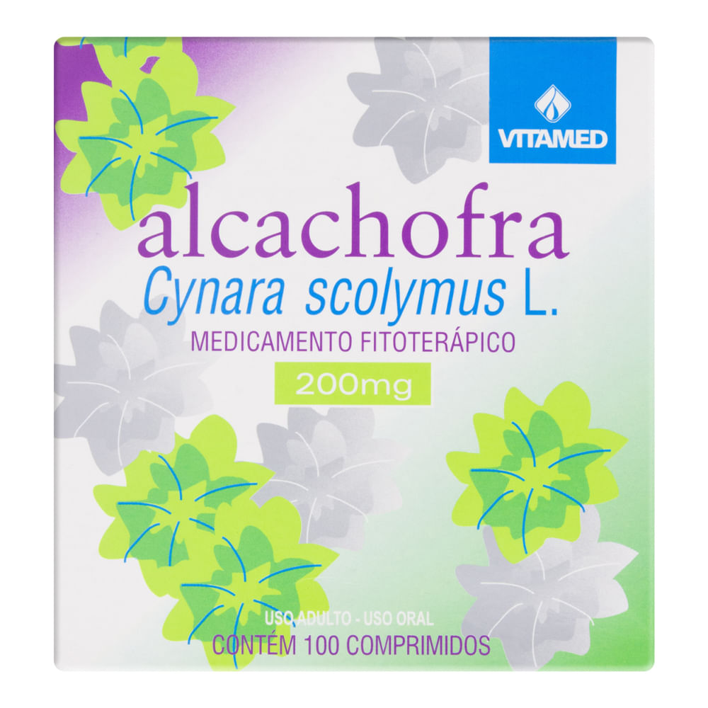 ALCACHOFRA 200MG C/100 VITAMED
