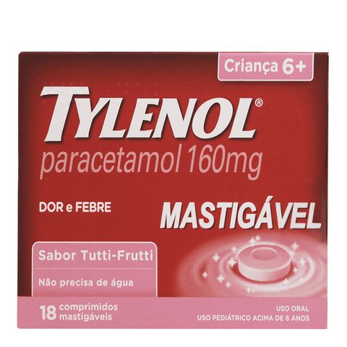 568481---analgesico-tylenol-160mg-johnson-18-comprimidos-mastigaveis 568481---analgesico-tylenol-160mg-johnson-18-comprimidos-mastigaveis