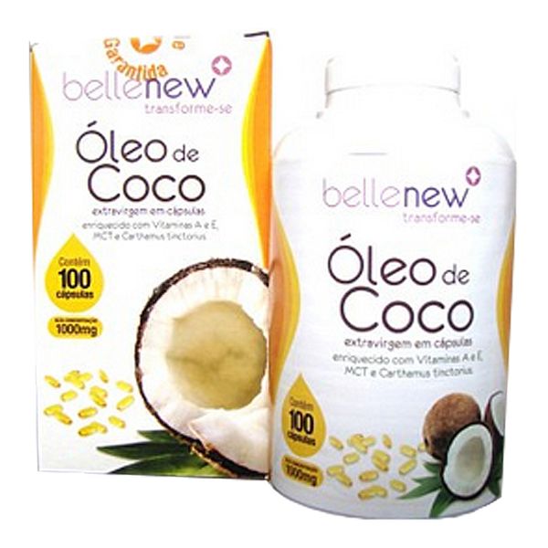 Óleo de Coco Brascom 100 Cápsulas
