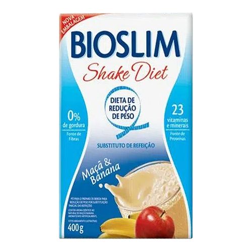 Bioslim Shake Diet Maça e Banana 400g Bioslim Shake Diet Maça e Banana 400g
