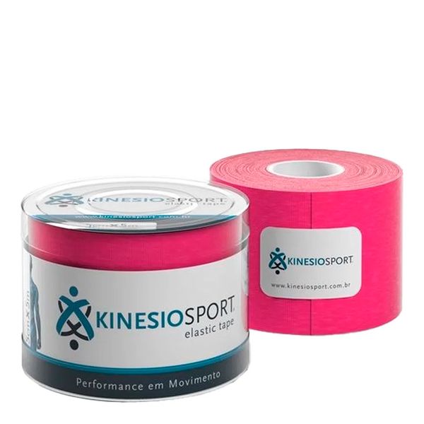 Bandagem Elástica Kinesiosport Rosa