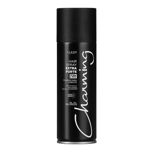 Hair Spray Charming Special Black Jato Seco 200ml