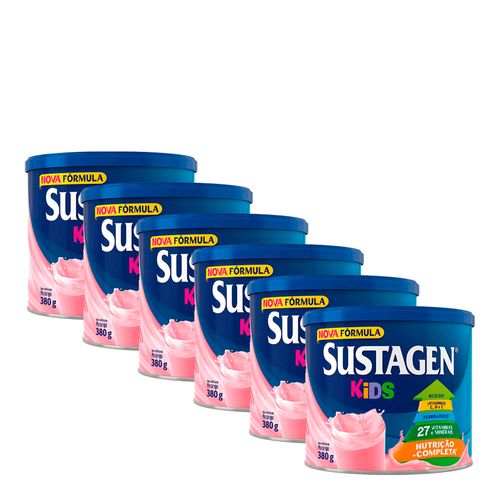 935128574---Kit-Complemento-Alimentar-Sustagen-Kids-Morango-380g-6-Unidades