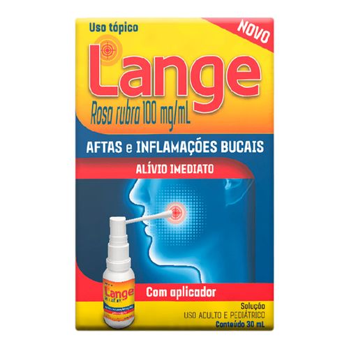Lange Solução Para Aftas e Inflamações Bucais 30ml Lange Solução Para Aftas e Inflamações Bucais 30ml