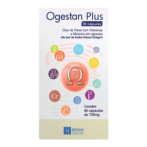 Ogestan Plus Besins Healthcare 90 Cápsulas Ogestan Plus Besins Healthcare 90 Cápsulas