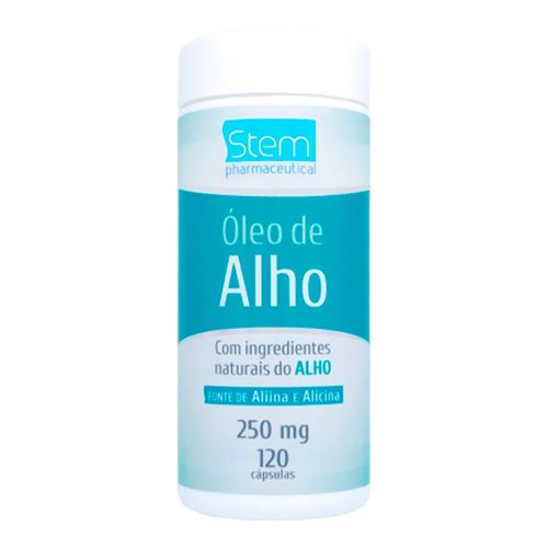 Óleo De Alho 250mg Stem 120 Cápsulas Óleo De Alho 250mg Stem 120 Cápsulas