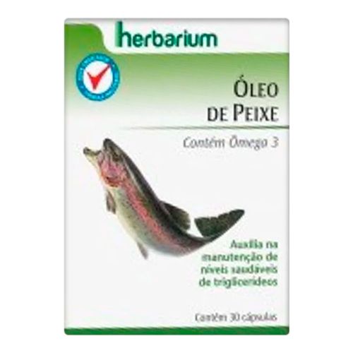 Óleo de Peixe 1000mg Herbarium 30 Comprimidos Óleo de Peixe 1000mg Herbarium 30 Comprimidos