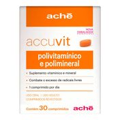 Polivitamínico Accuvit Aché 30 Comprimidos Revestidos