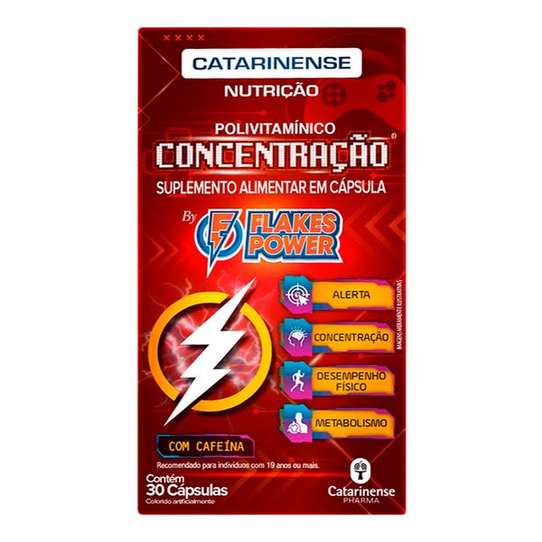 Polivitamínico Flakes Power 30 Comprimidos