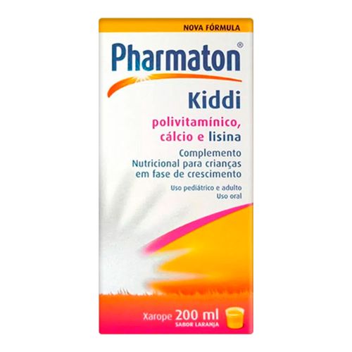 Polivitamínico Pharmaton Kiddi Boehringer 200ml Polivitamínico Pharmaton Kiddi Boehringer 200ml