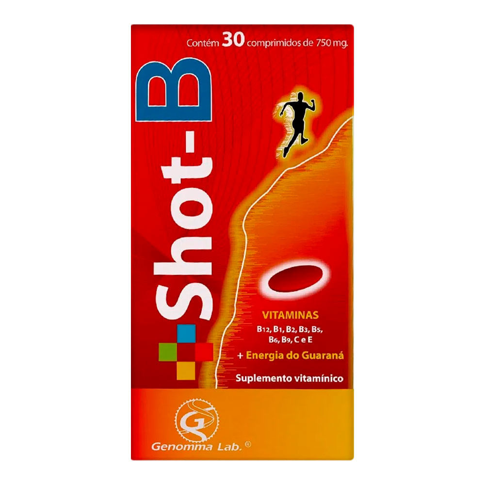 Encontraproduto.com.br - Polivitamínico Shot B 30 Comprimidos