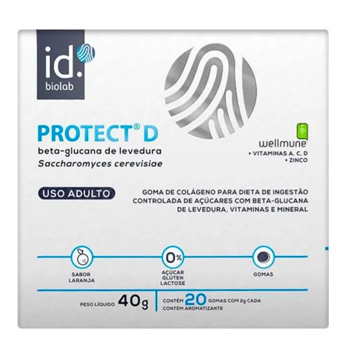 Protect D Adulto 125mg Biolab Sabor Laranja 20 Gomas Protect D Adulto 125mg Biolab Sabor Laranja 20 Gomas