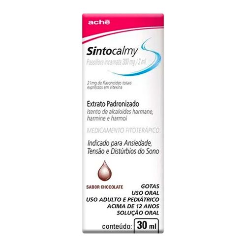 Sintocalmy 300mg/2ml Aché Gotas 30ml Sintocalmy 300mg/2ml Aché Gotas 30ml
