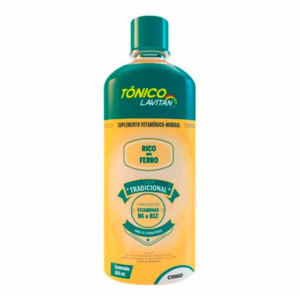 Solução Tonica Oral Lavitan 400ml