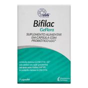 Suplemento Alimentar Bifilac Geflora com Probiótico LGG 7 Cápsulas