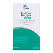 Suplemento Alimentar Bifilac Geflora com Probiótico LGG em Pó 6 Sticks