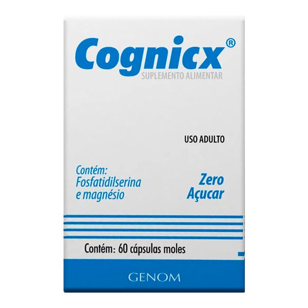 Suplemento Alimentar Cognicx Zero Açúcar 60 Cápsulas