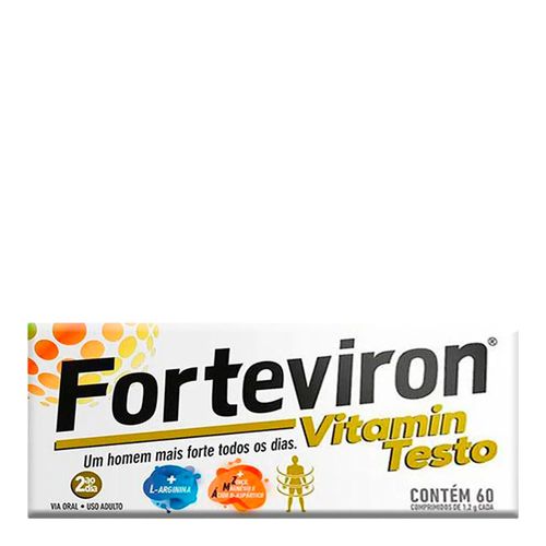 Suplemento Alimentar Forteviron Testo 60 Comprimidos Suplemento Alimentar Forteviron Testo 60 Comprimidos