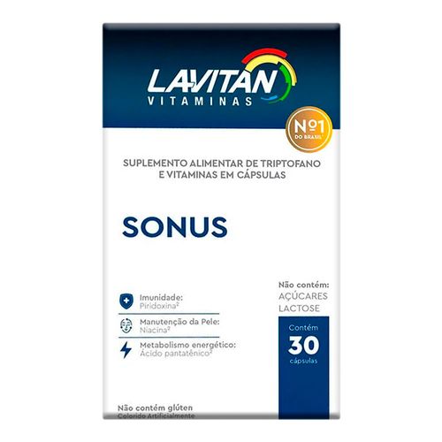 Suplemento Alimentar Lavitan Sonus 30 Cápsulas Suplemento Alimentar Lavitan Sonus 30 Cápsulas