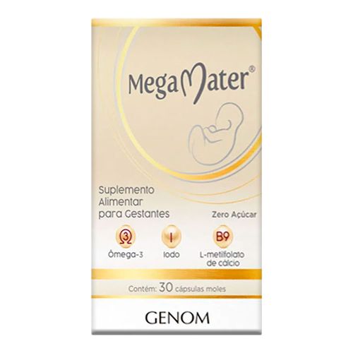Suplemento Alimentar Mega Mater Para Gestantes 30 Cápsulas Suplemento Alimentar Mega Mater Para Gestantes 30 Cápsulas