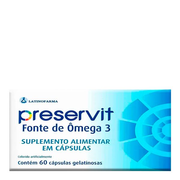 Suplemento Alimentar Preservit Ômega 3 60 Cápsulas