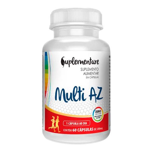 Suplemento Alimentar Suplementare Multi AZ 60 Cápsulas Suplemento Alimentar Suplementare Multi AZ 60 Cápsulas