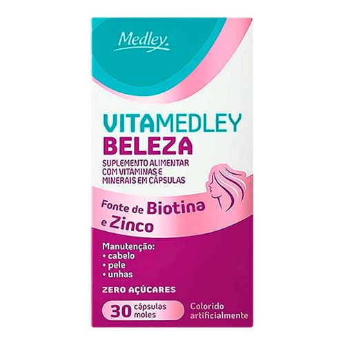 Suplemento Alimentar VitaMedley Energia 60 Cápsulas - Drogaria Sao Paulo