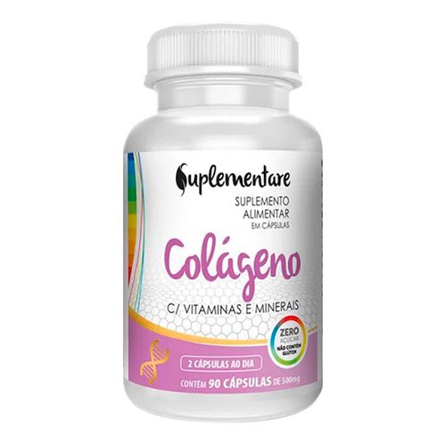 Colágeno Suplementare 500mg 90 Comprimidos Colágeno Suplementare 500mg 90 Comprimidos
