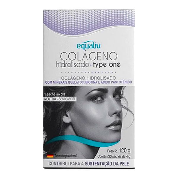 Colágeno Hidrolisado Equaliv Type One 30 Sachês