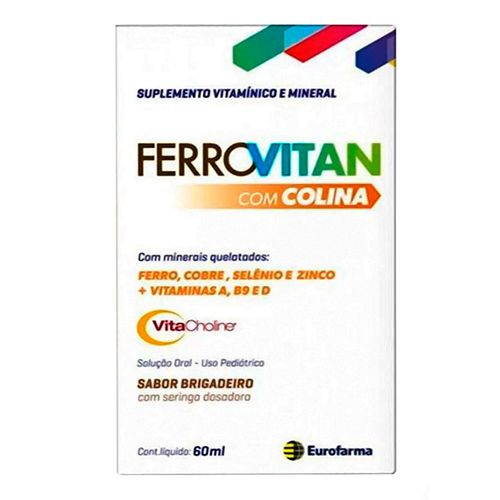 Ferrovitan Com Colina Eurofarma 60ml