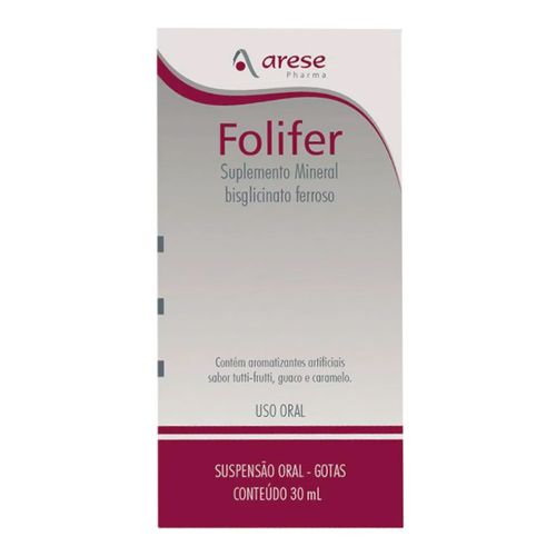Folifer Ferro Arese Gotas 30ml Folifer Ferro Arese Gotas 30ml