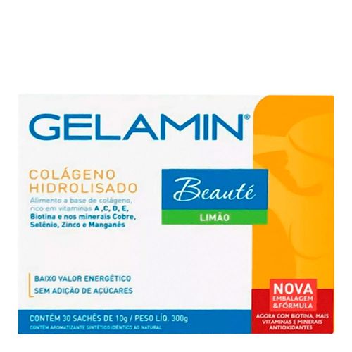 Gelamin Limão Advanced Envelope 10g 10 Unidades Gelamin Limão Advanced Envelope 10g 10 Unidades