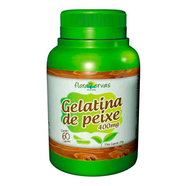 Gelatina de Peixe Flora 7 Ervas 60 Cápsulas