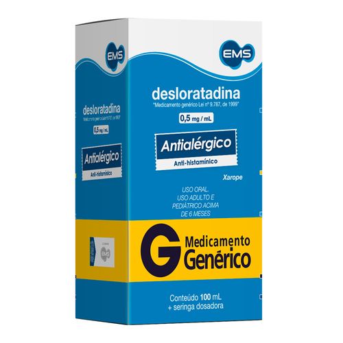 732931---Desloratadina-05-mgml-Generico-EMS-100ml-de-xarope-seringa-dosadora 732931---Desloratadina-05-mgml-Generico-EMS-100ml-de-xarope-seringa-dosadora