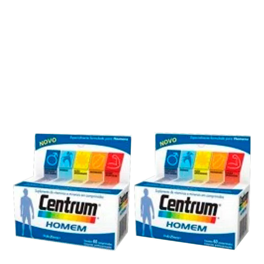 Kit Centrum Homem 60 comprimidos + 60 comprimidos