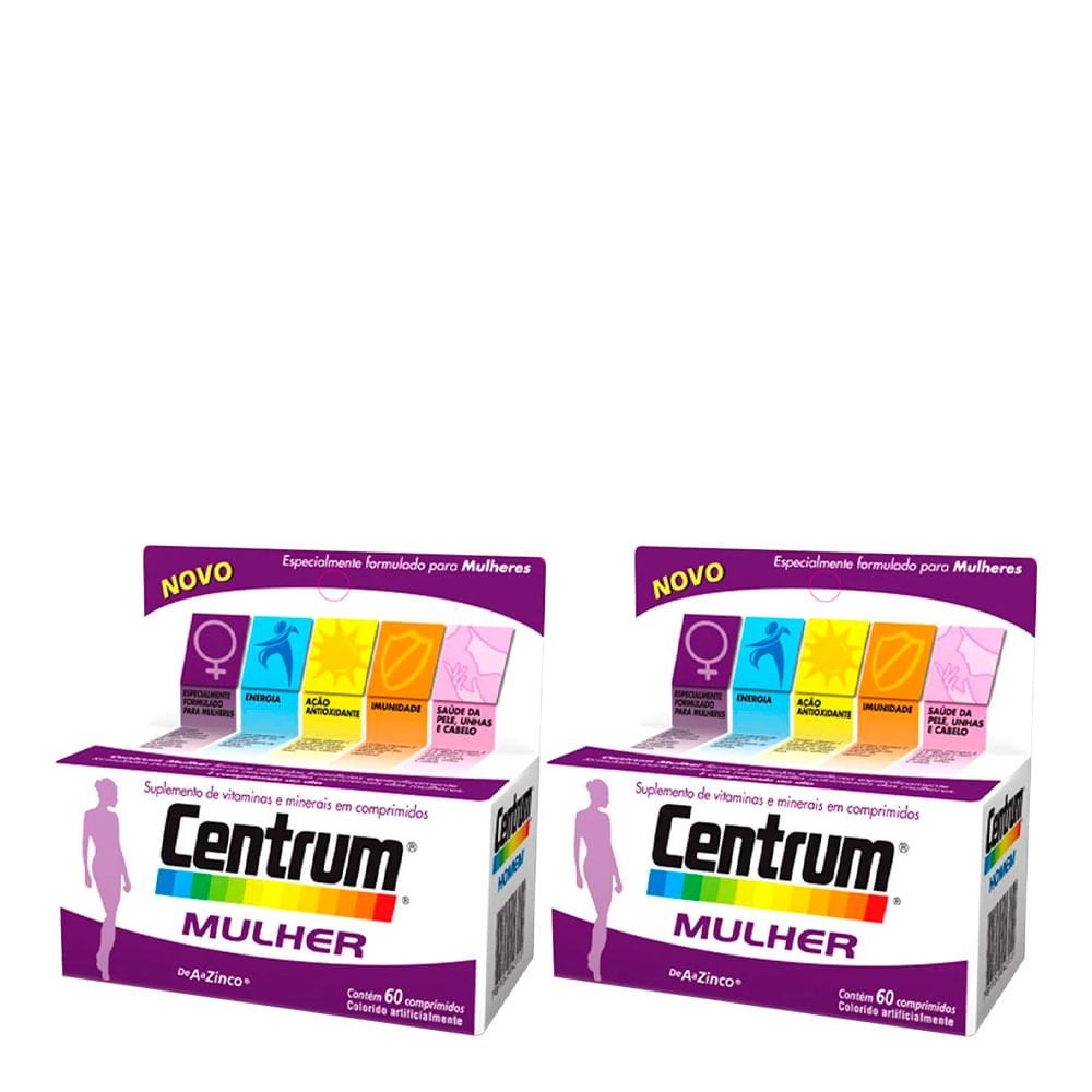 Kit Centrum Mulher 60 comprimidos + 60 comprimidos