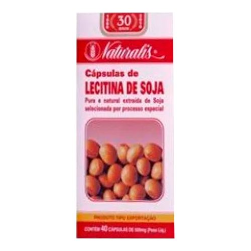 Leticina de Soja Naturalis 40 Cápsulas Leticina de Soja Naturalis 40 Cápsulas