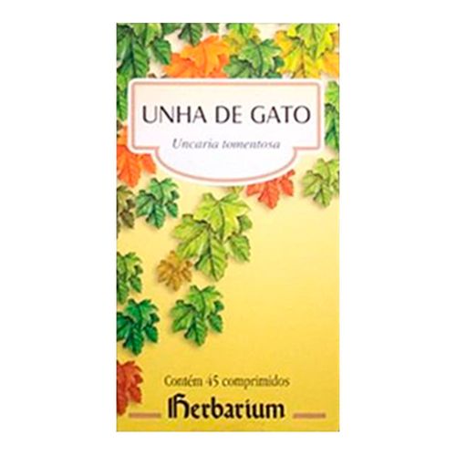 Unha de Gato 100mg Herbarium 45 Comprimidos Unha de Gato 100mg Herbarium 45 Comprimidos