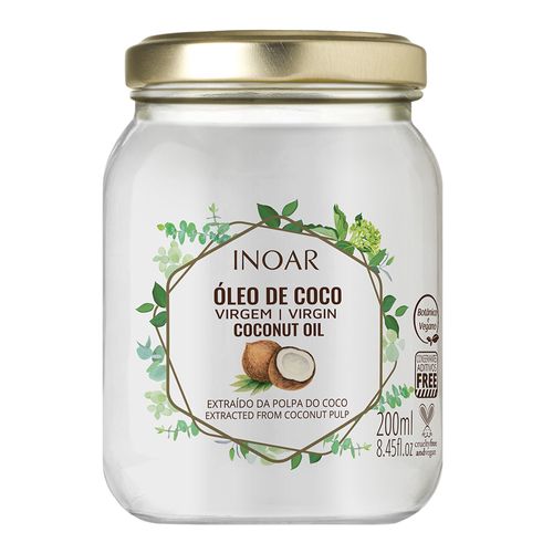 Óleo Capilar De Coco Virgem Inoar 200Ml