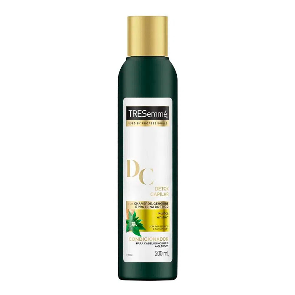 Kit Tresemmé Detox Capilar Condicionador 200ml Shampoo 400ml Máscara De Tratamento 400g 